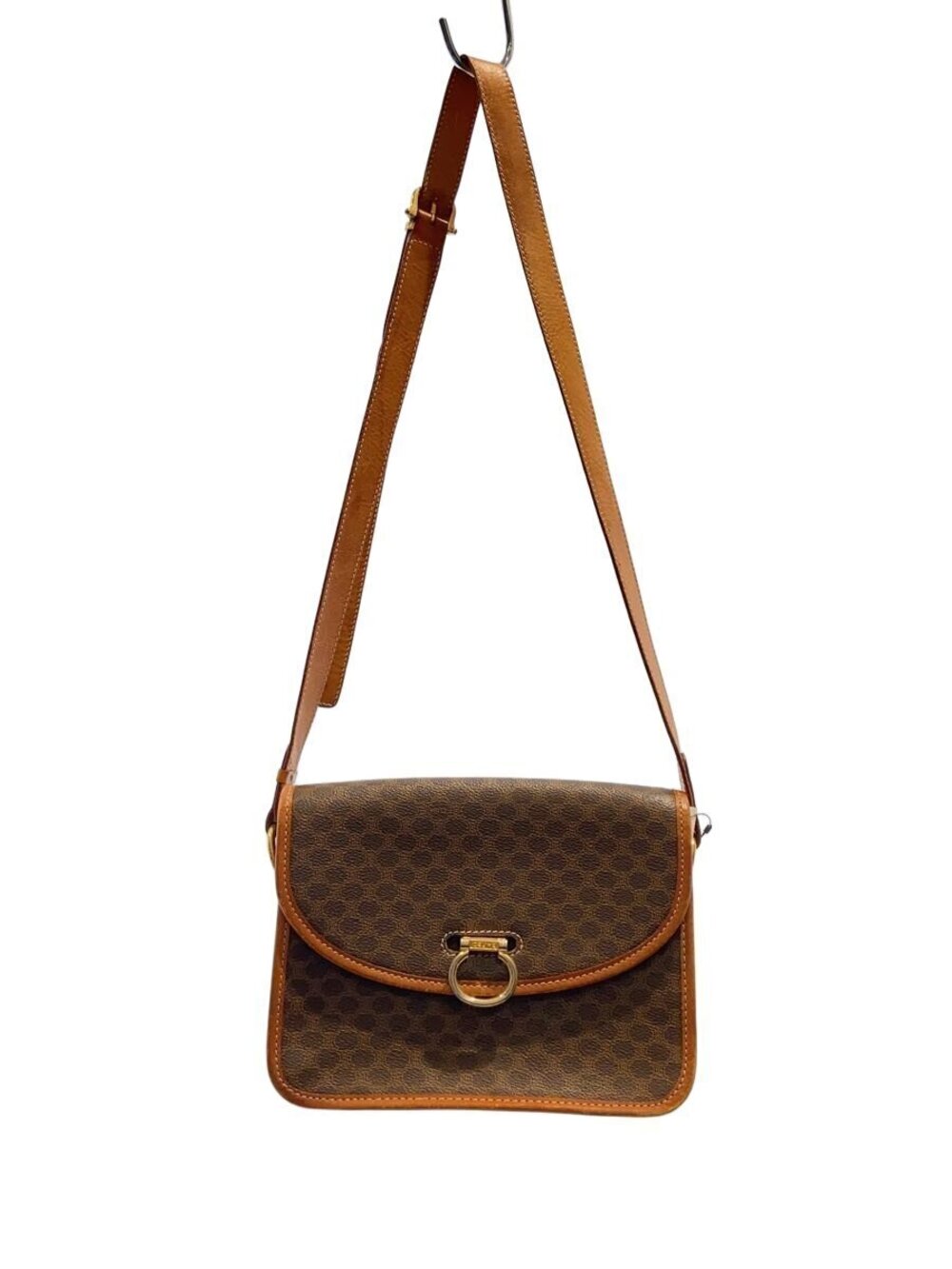 Celine Shoulder Macadam Bag Brown